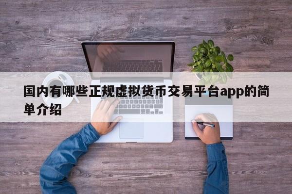 国内正规虚拟币交易平台app推荐