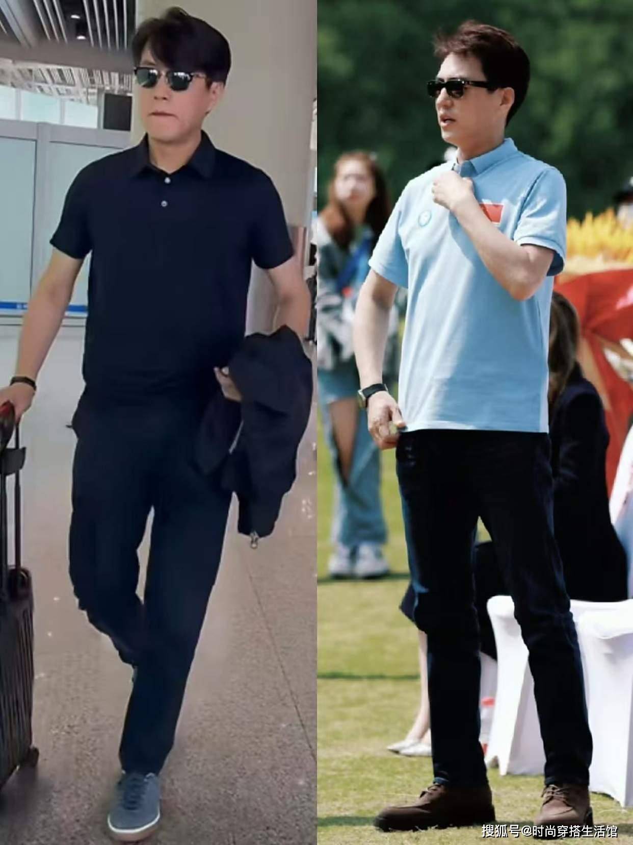 四五十岁男人，鞋子尽量少穿拖鞋、皮鞋，学靳东这样穿更绅士减龄