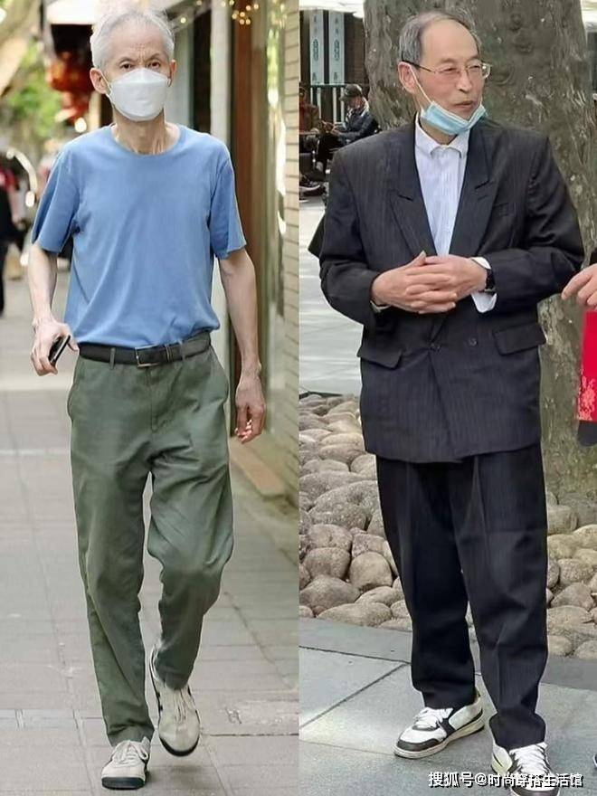 这才是130斤男人该有样子：穿衣简单、满头白发，反而绅士减龄