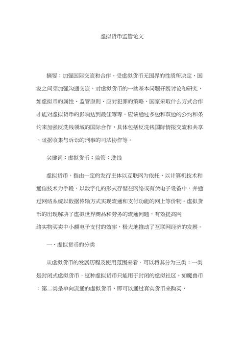 虚拟货币：数字支付未来与风险管理