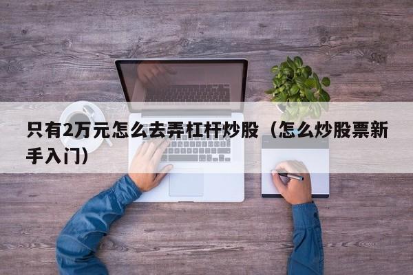 2万玩转股市：新手杠杆炒股入门指南
