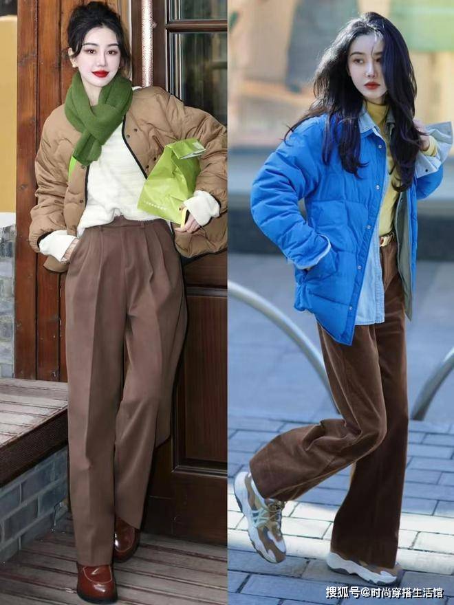 秋冬的“奶奶棉服”太好看了，洋气显瘦就算了，竟比羽绒服还百搭