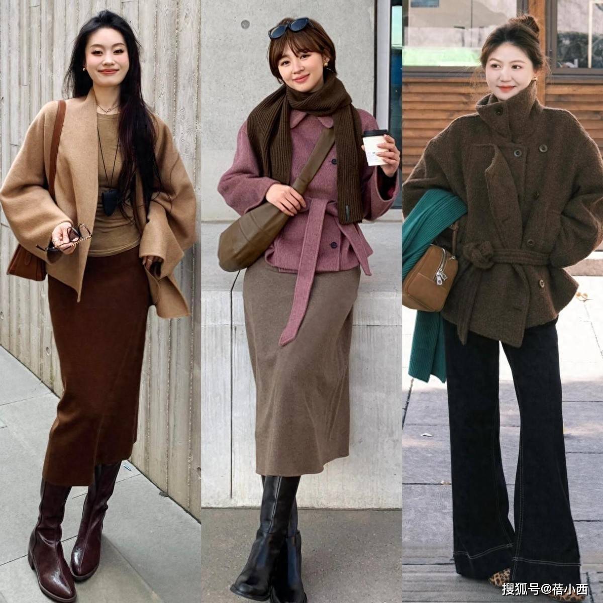今年秋冬流行短外套穿搭，减龄、不装嫩，40+女生穿出洋气高级感