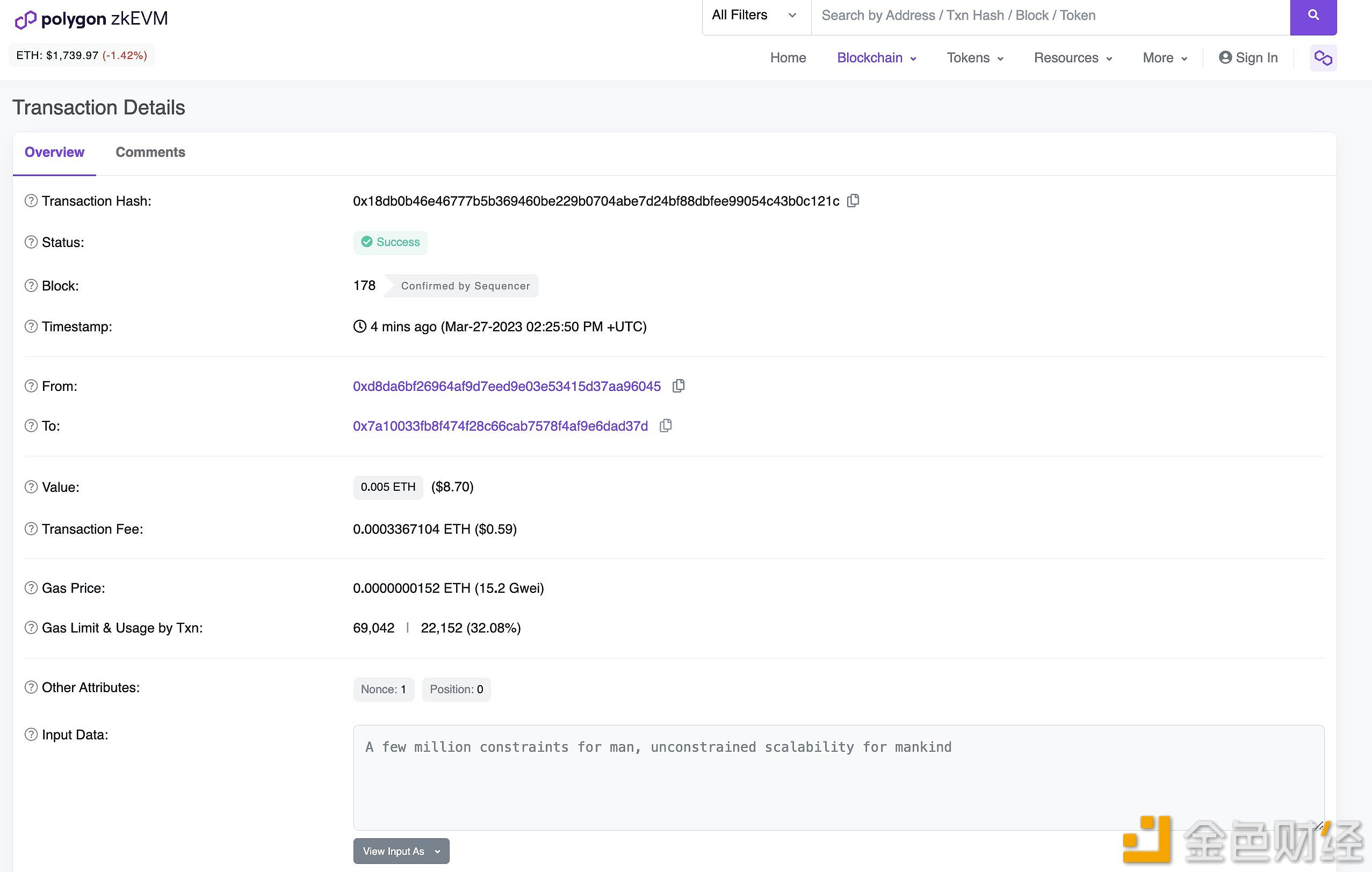 V神首秀：Polygon zkEVM交易体验揭秘
