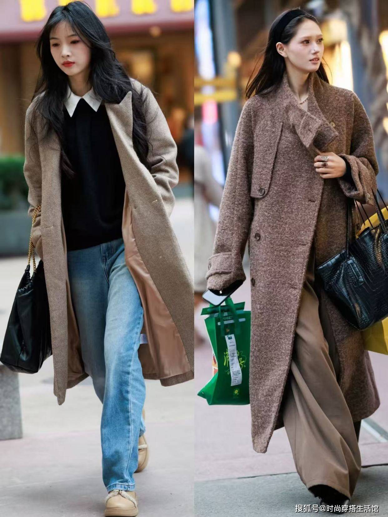 今冬大火的4件“长外套”，这样穿又暖又时髦，尤其适合微胖人穿