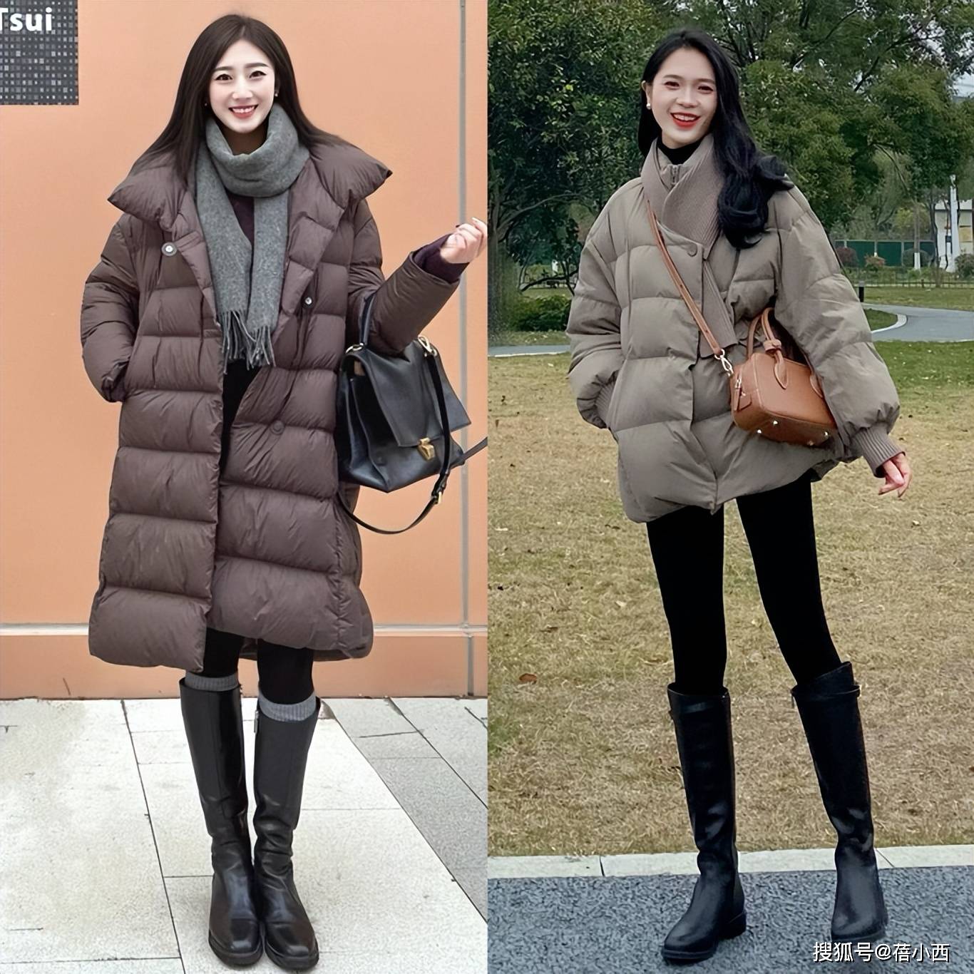 冬至前才发现，今年火了一种穿搭：叫“靴子裹裤子”，谁见谁夸美