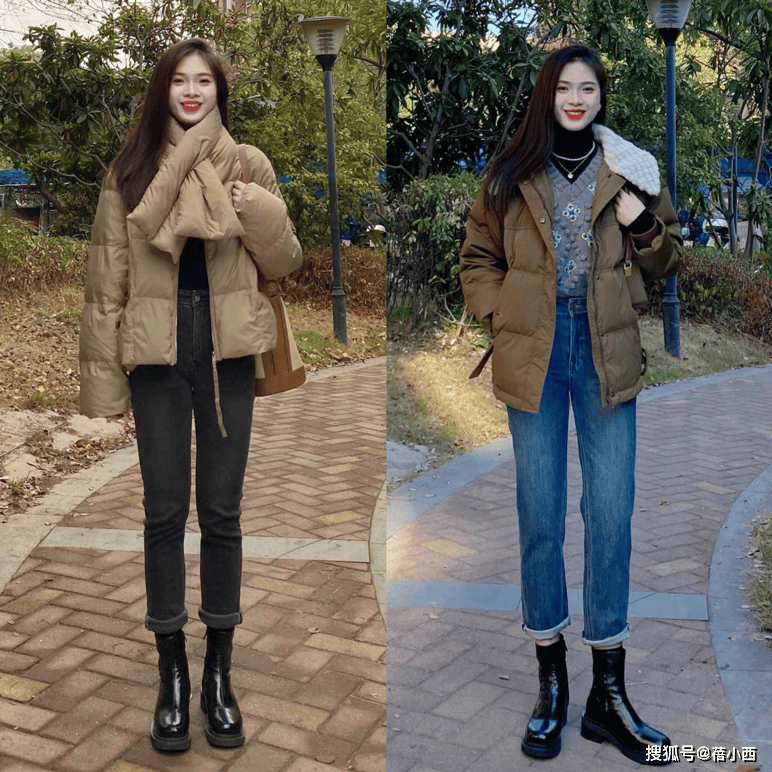 冬至才发现，今年火了一种穿搭：叫“靴子裹裤子”，谁见谁夸好看
