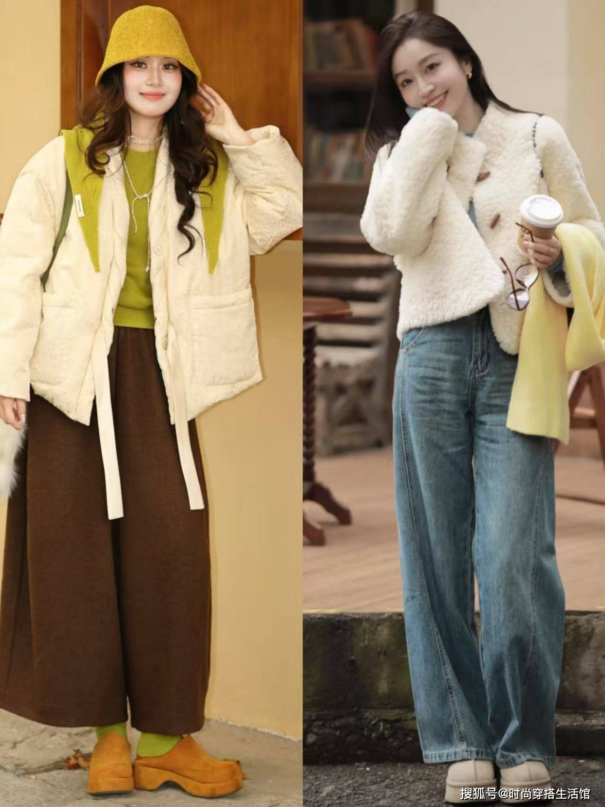 黑裤子过时了！今年冬天这三条“裤子”又火了，这样穿保暖又高级