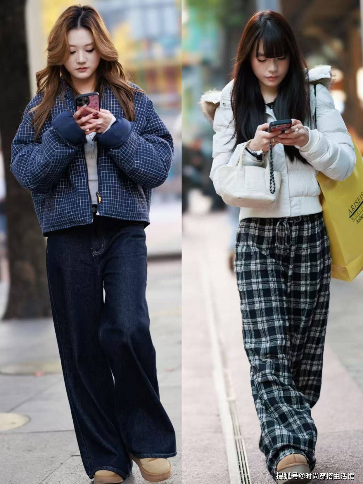 “勃肯鞋+羽绒服”今年冬天又火了，这样穿时髦松弛又减龄，好美