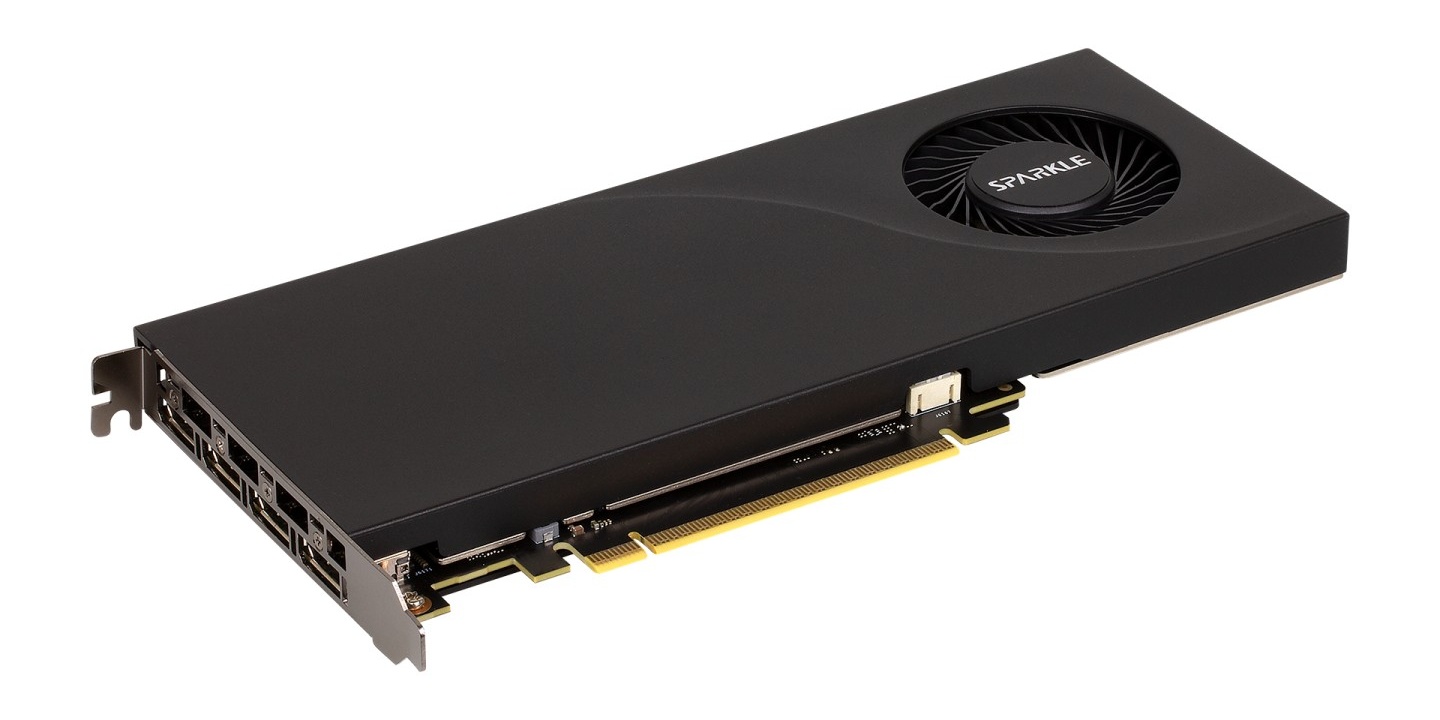 撼与推出英特尔 Arc Pro B50 16GB Blower 显卡：单槽全高，4× DP