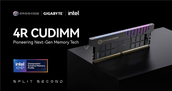 双槽插满256GB！Origin Code联手技嘉、Intel推DDR5-8000内存