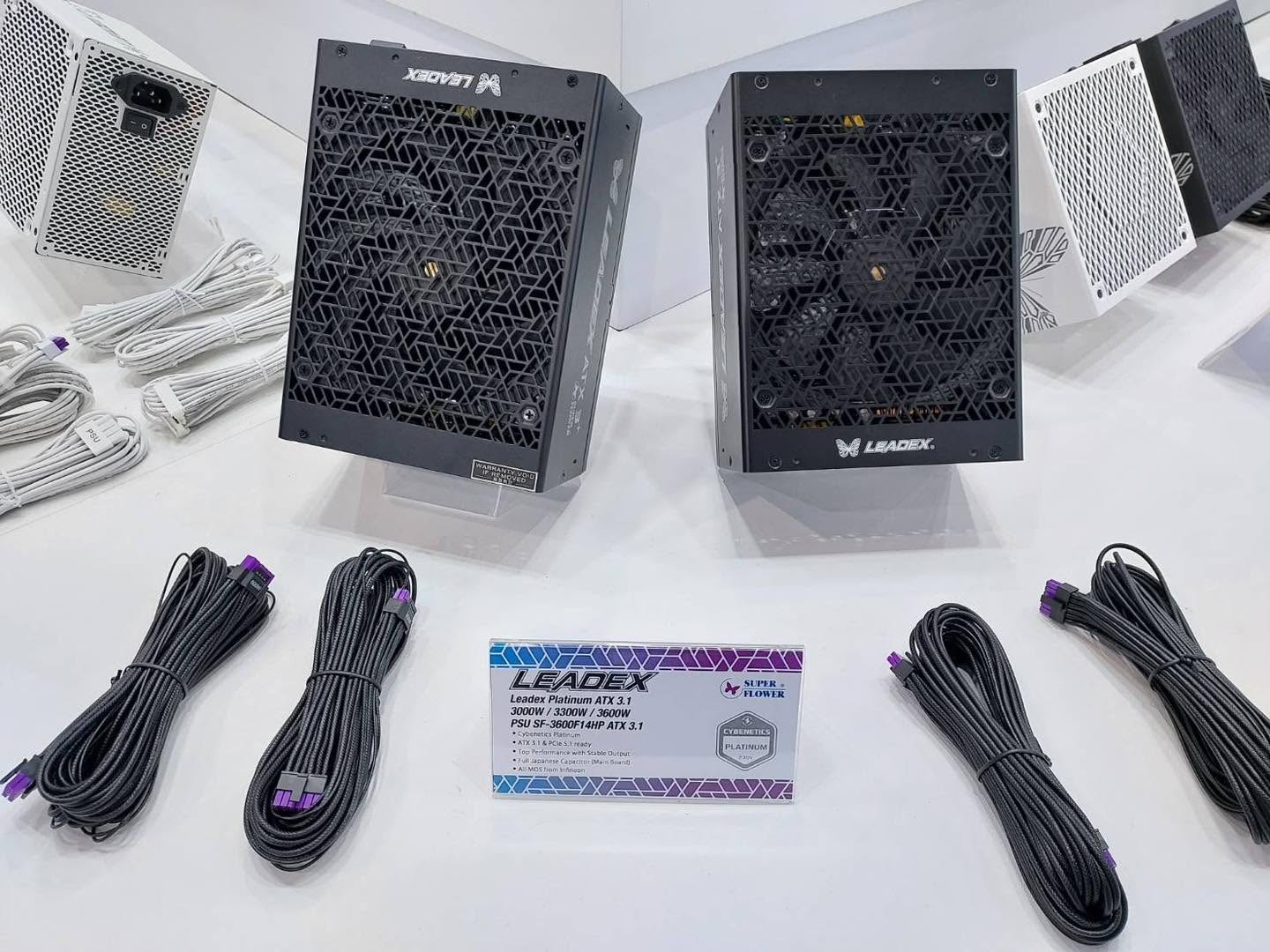 振华展示 3600W 白金 PC 电源，旗下多个产品线迎来新品