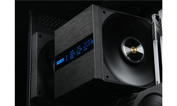 硕一鲲鹏CL6N风冷散热器首发129元起：搭载顶盖数显屏 解热TDP达260W