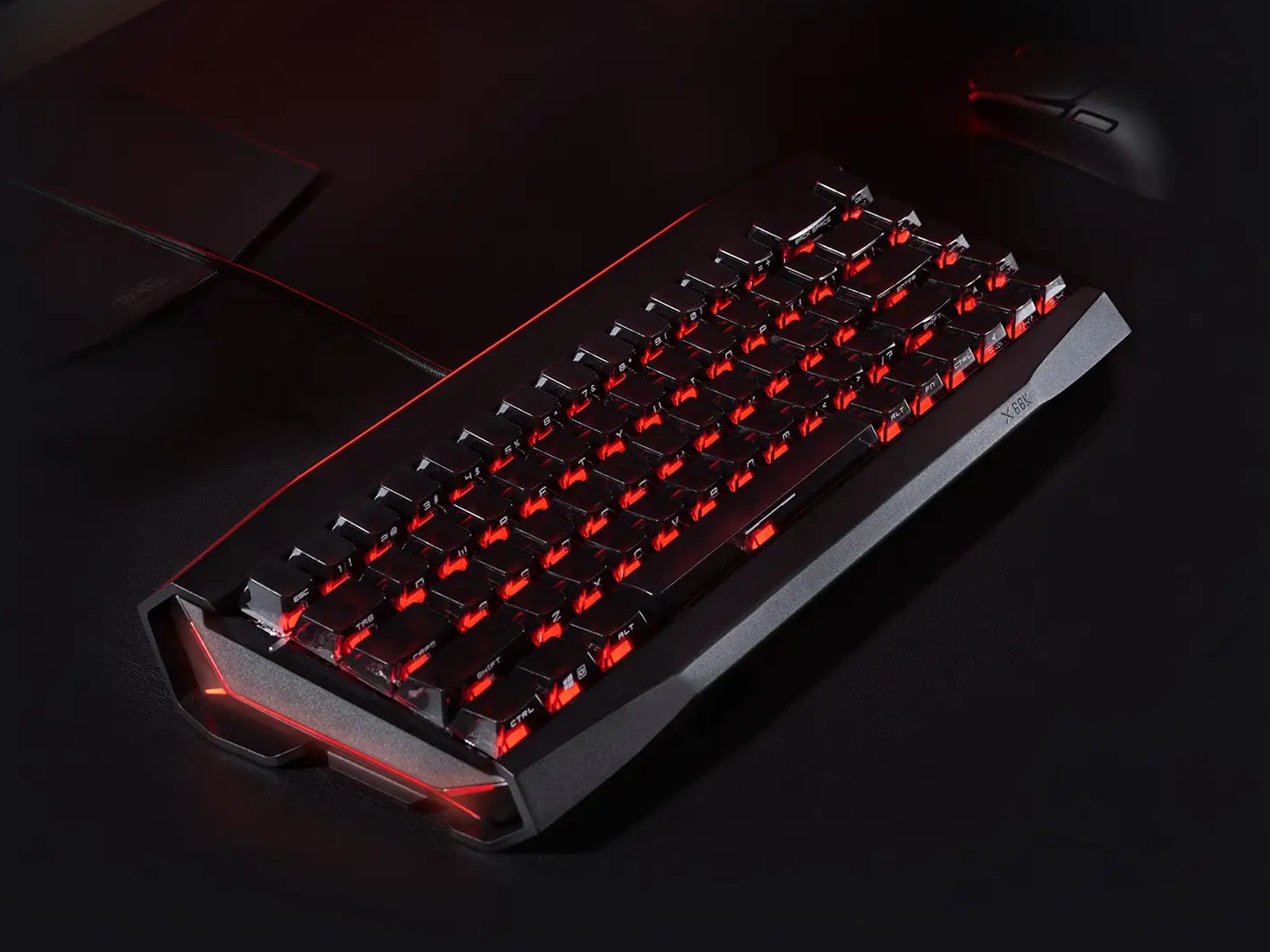 微星推出 X68K 磁轴键盘：全铝棱角机身，横置式 Gasket 结构，999 元